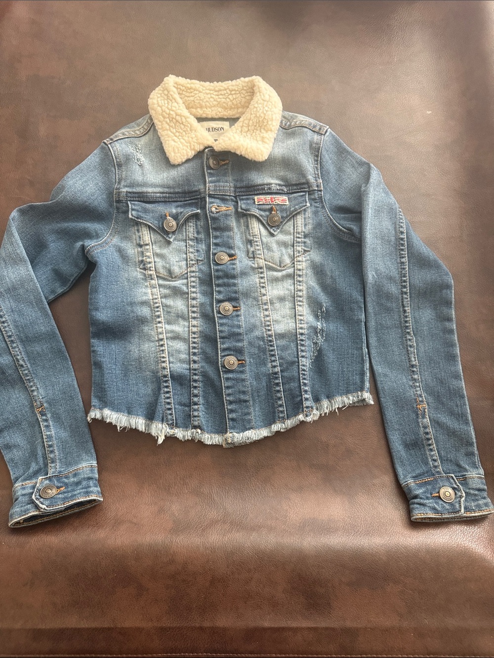 Hudson Jeans Rebel Heart Jean jacket size S